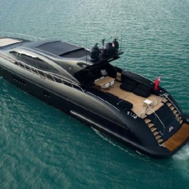 108' Mangusta Yacht Black